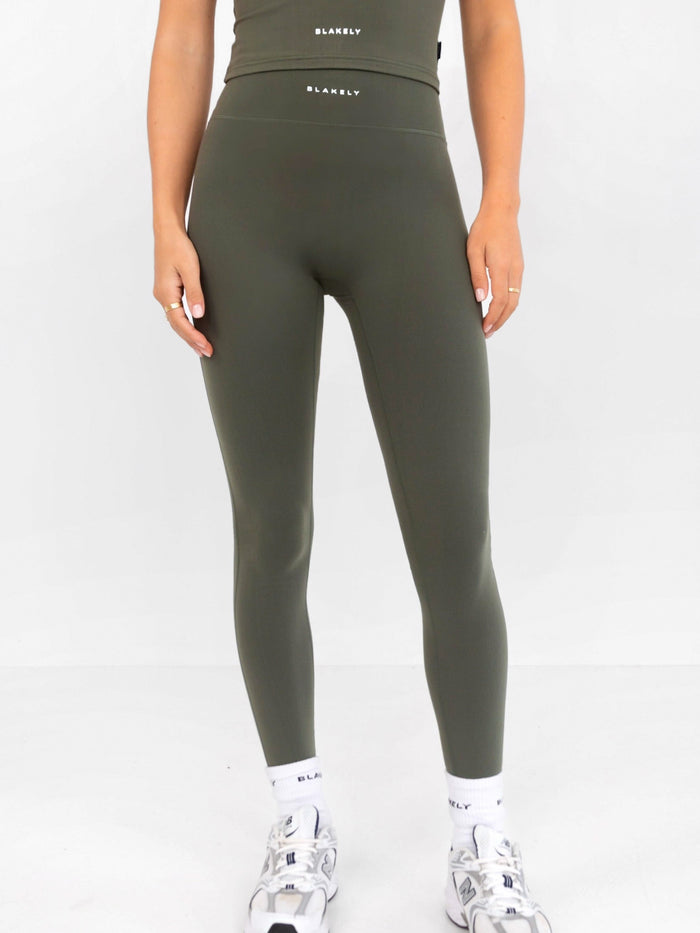 Ultimate Soft Lifestyle Leggings - Khaki Green