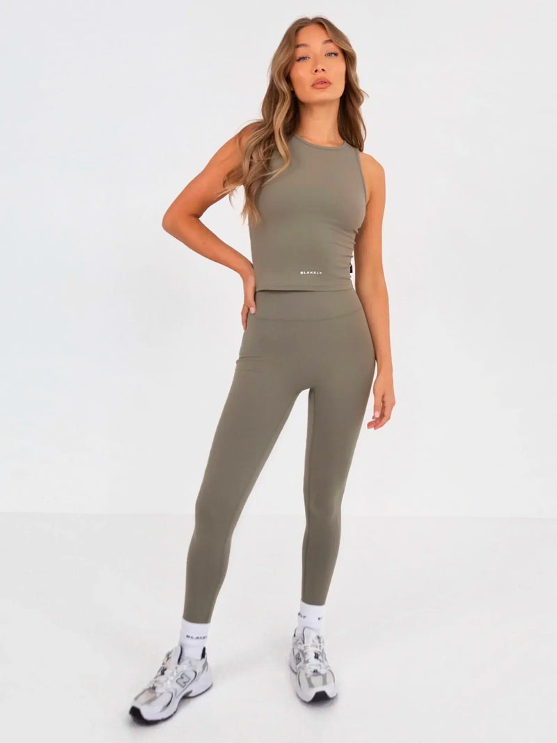 Ultimate Soft Lifestyle Leggings - Safari Green