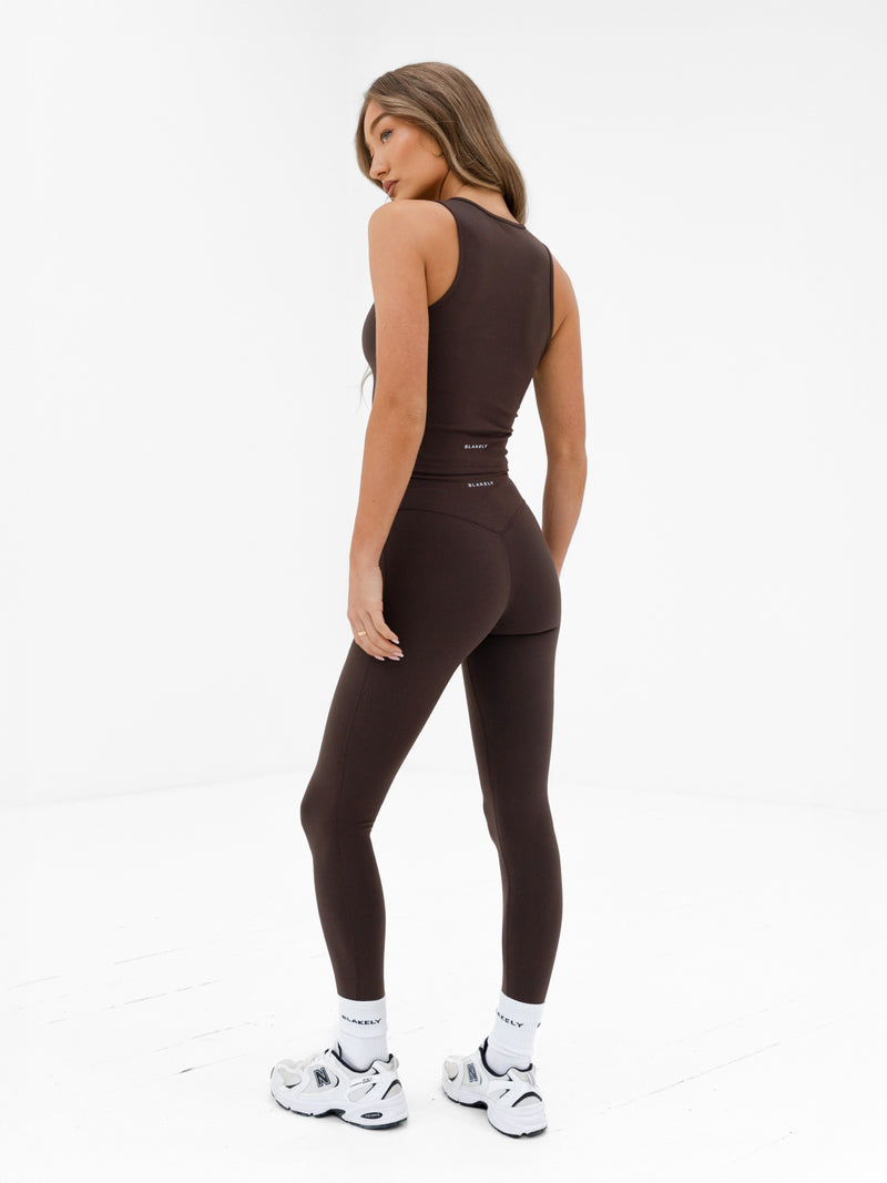 Ultimate Soft Lifestyle Leggings - Chocolate Brown