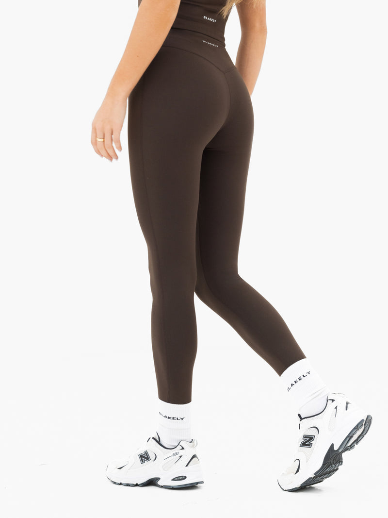 Ultimate Soft Lifestyle Leggings - Chocolate Brown