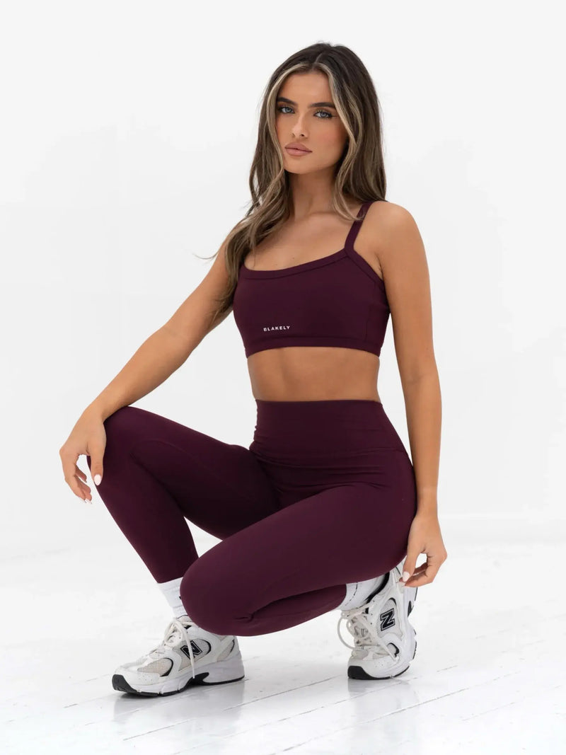 Ultimate Active Leggings - Dark Cherry