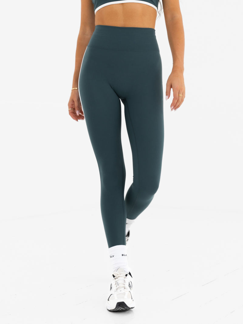 Ines Active Leggings - Teal Green