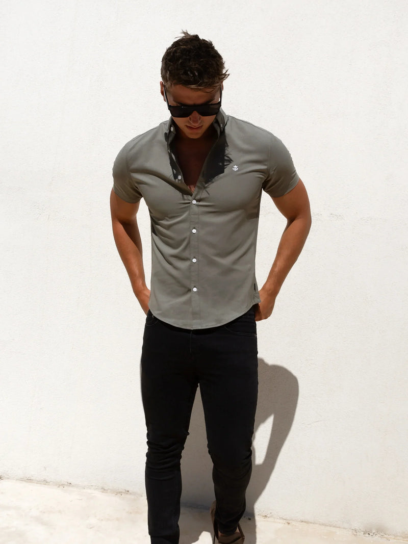Buy Blakely Khaki Green Merrick Short Sleeve Shirt | Free delivery on all orders over 70 Blakely Clothing Buy Blakely Khaki Green Merrick Short Sleeve Shirt | Free delivery on all orders over 70 Blakely Clothing