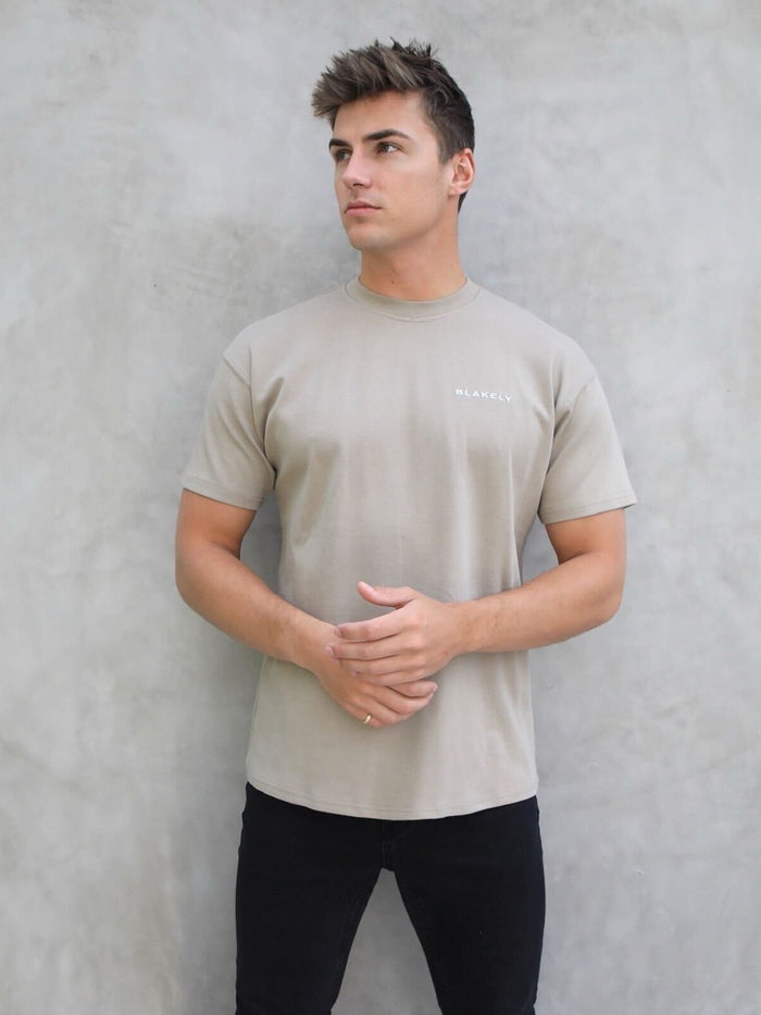 Series Relaxed T-Shirt - Washed Khaki