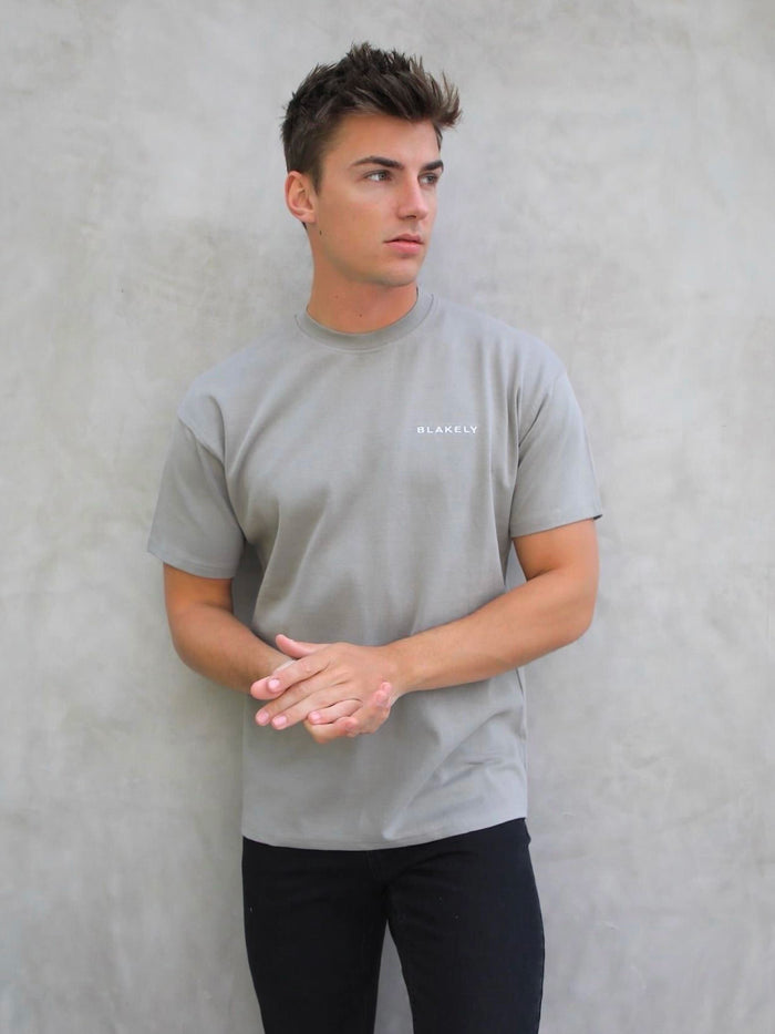 Series Relaxed T-Shirt - Stone Grey