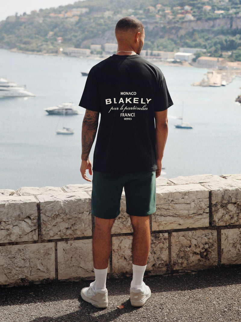 Monaco Relaxed T-Shirt - Black