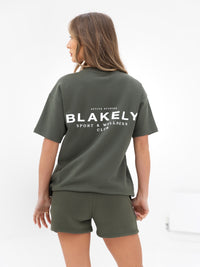 Active Studios Oversized T-Shirt - Khaki Green