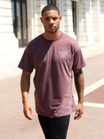 Monaco Relaxed T-Shirt - Burgundy