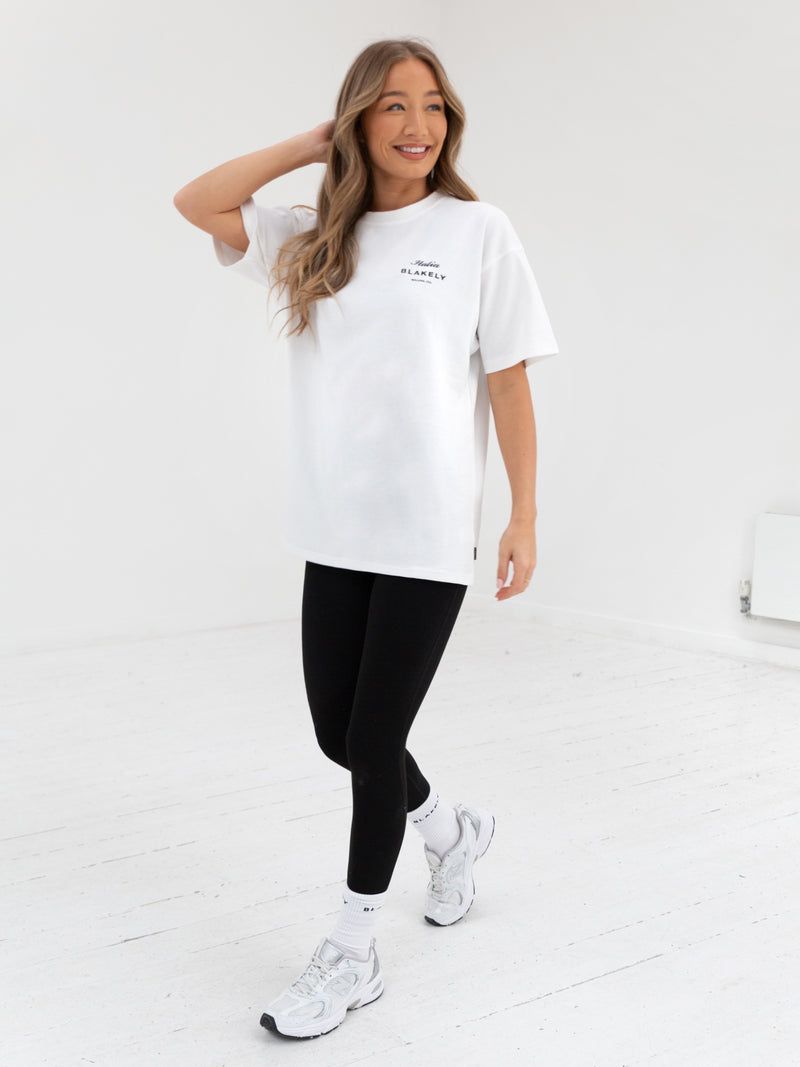 Italia Oversized T-Shirt - Flat White