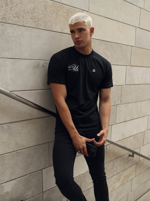 Buy Blakely Black Club Relaxed T-Shirt | Free delivery on orders over £ ...