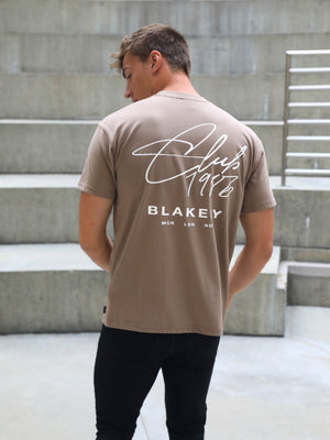 Club Relaxed T-Shirt - Brown