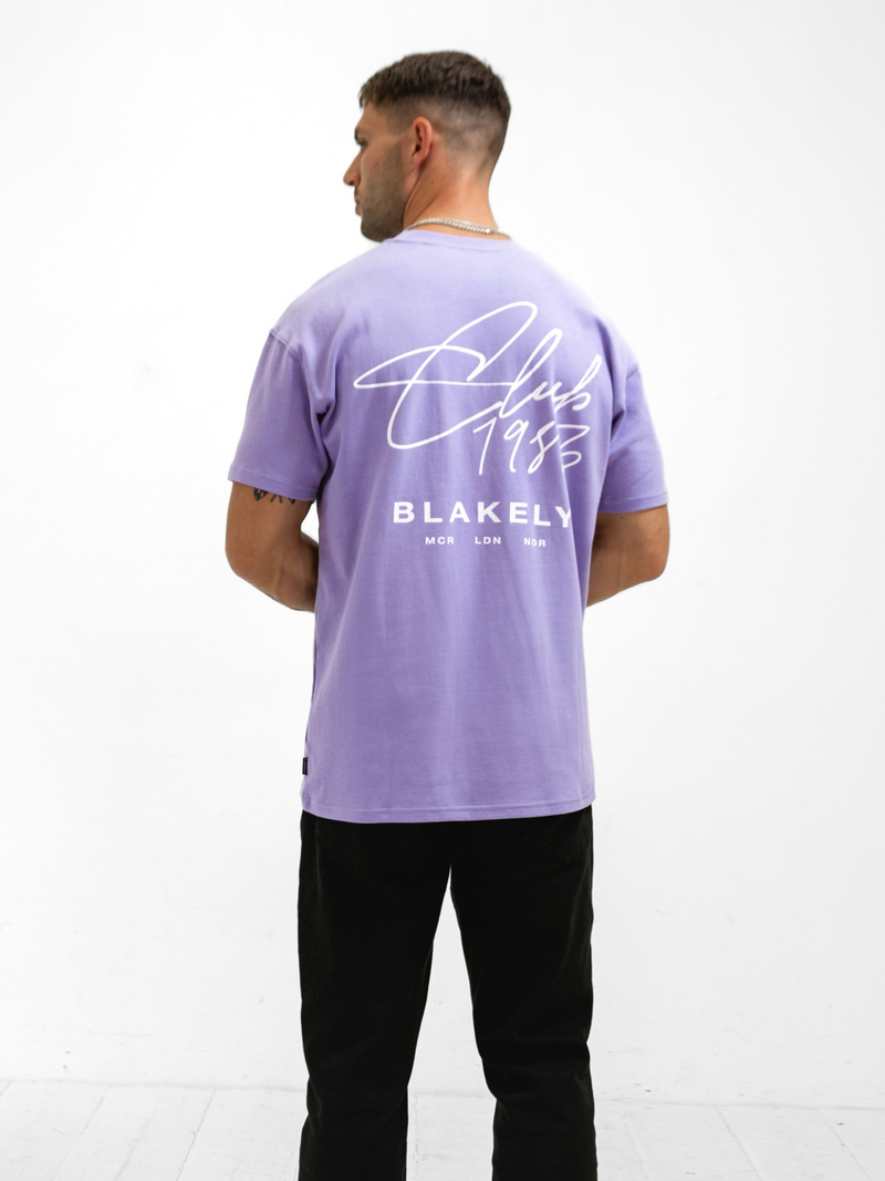 Club Relaxed T-Shirt - Violet