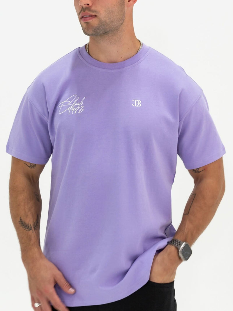 Tee shirt violet on sale