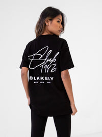 Club Oversized T-Shirt - Black