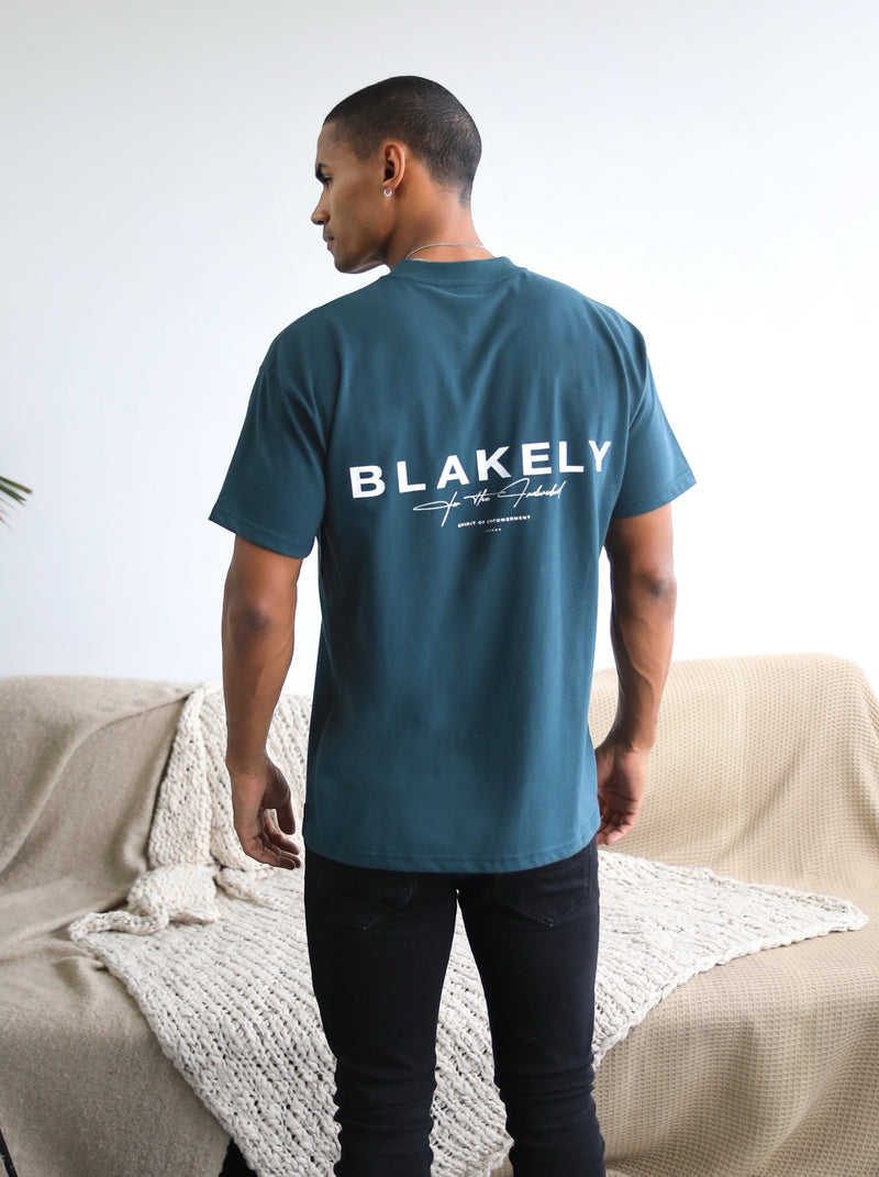 Signature Relaxed T-Shirt - Teal Green