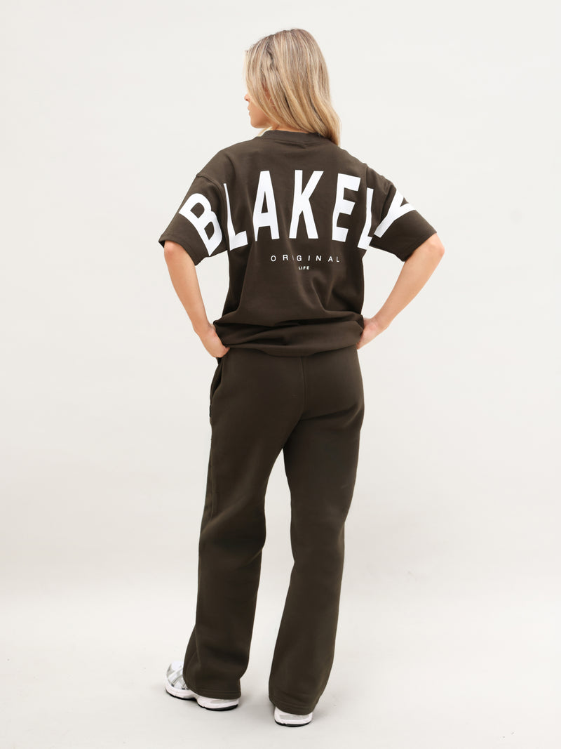 Isabel Oversized T-Shirt - Deep Brown