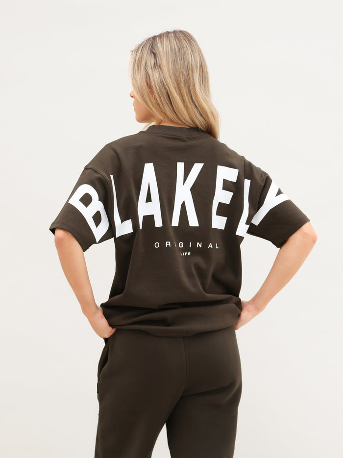 Isabel Oversized T-Shirt - Deep Brown