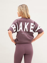 Isabel Oversized T-Shirt - Washed Plum