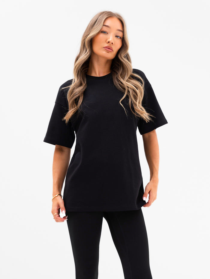 Isabel Oversized T-Shirt - Black