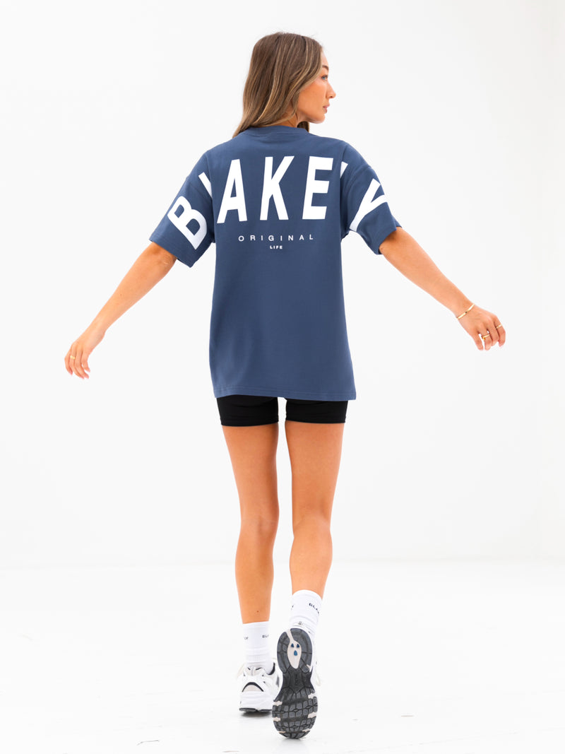 Isabel Oversized T-Shirt - Blue