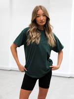 Isabel Oversized T-Shirt - Forest Green