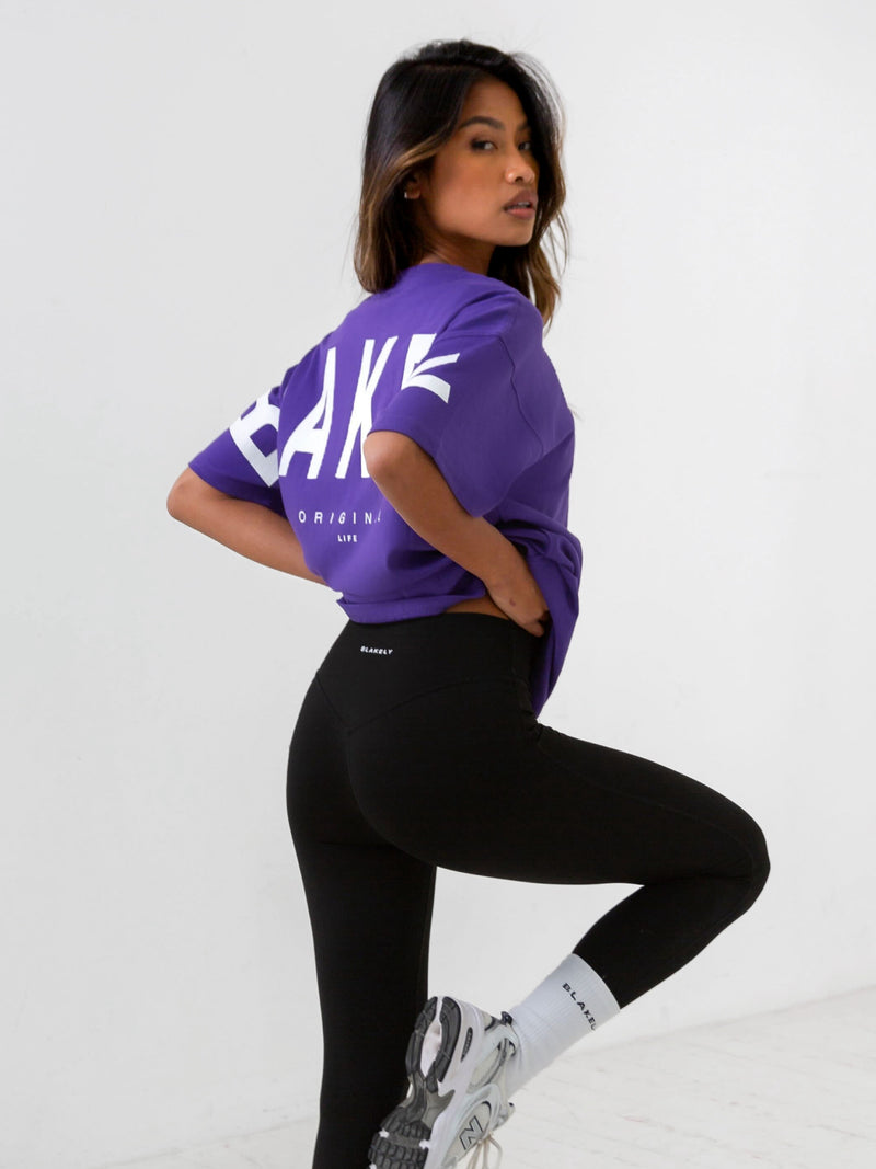 Isabel Oversized T-Shirt - Purple