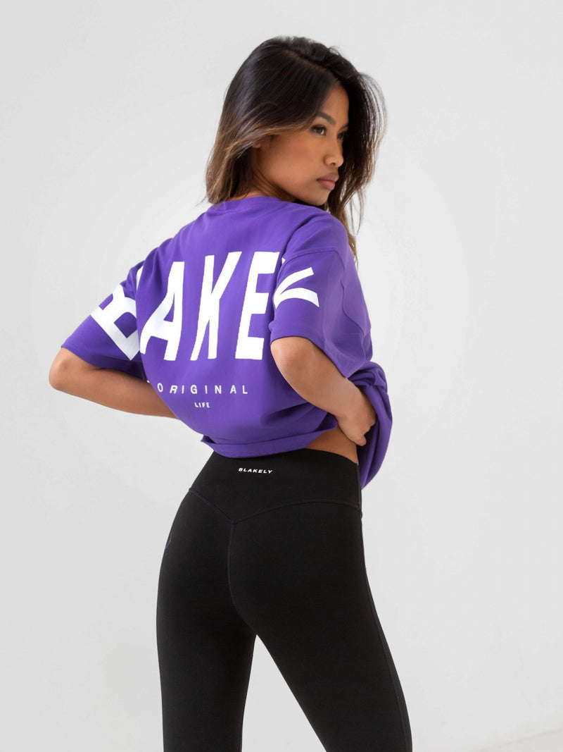 Isabel Oversized T-Shirt - Purple