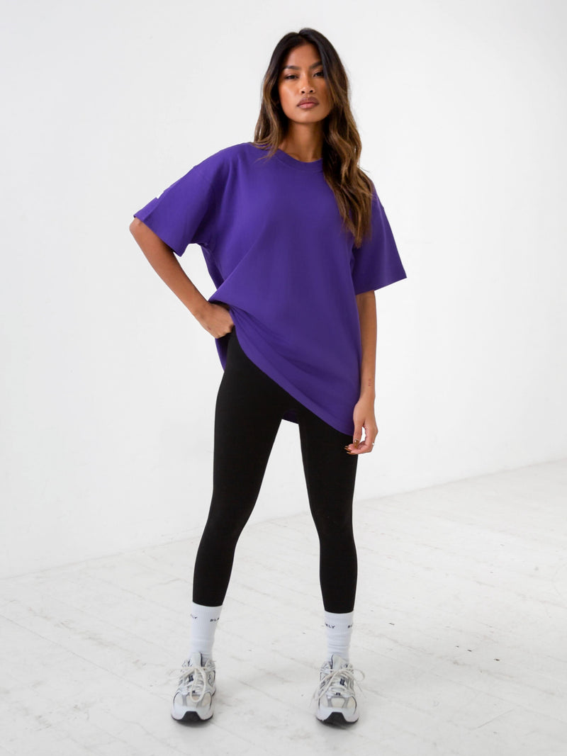 Isabel Oversized T-Shirt - Purple