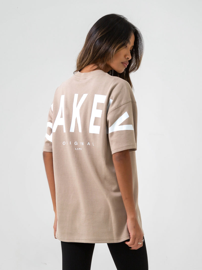 Isabel Oversized T-Shirt - Sand