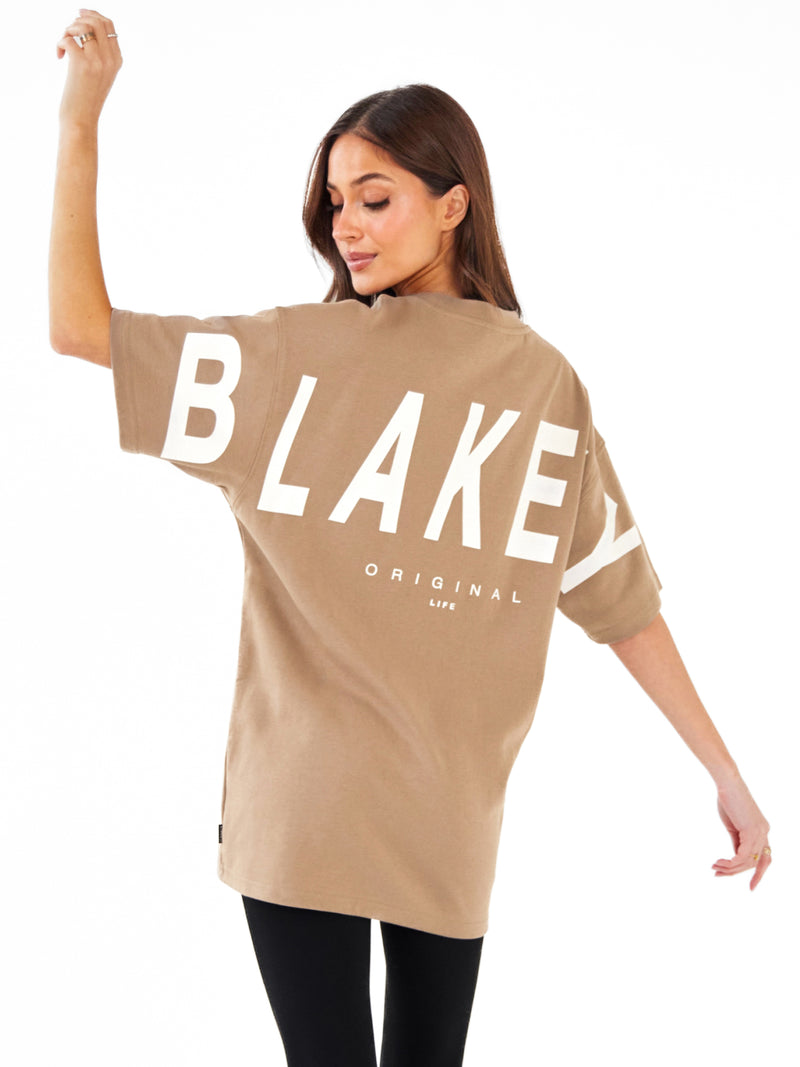 Isabel Oversized T-Shirt - Tan