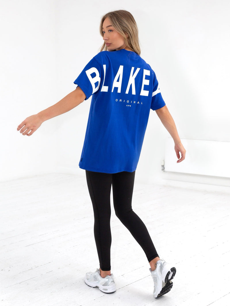 Isabel Oversized T-Shirt - Cobalt Blue