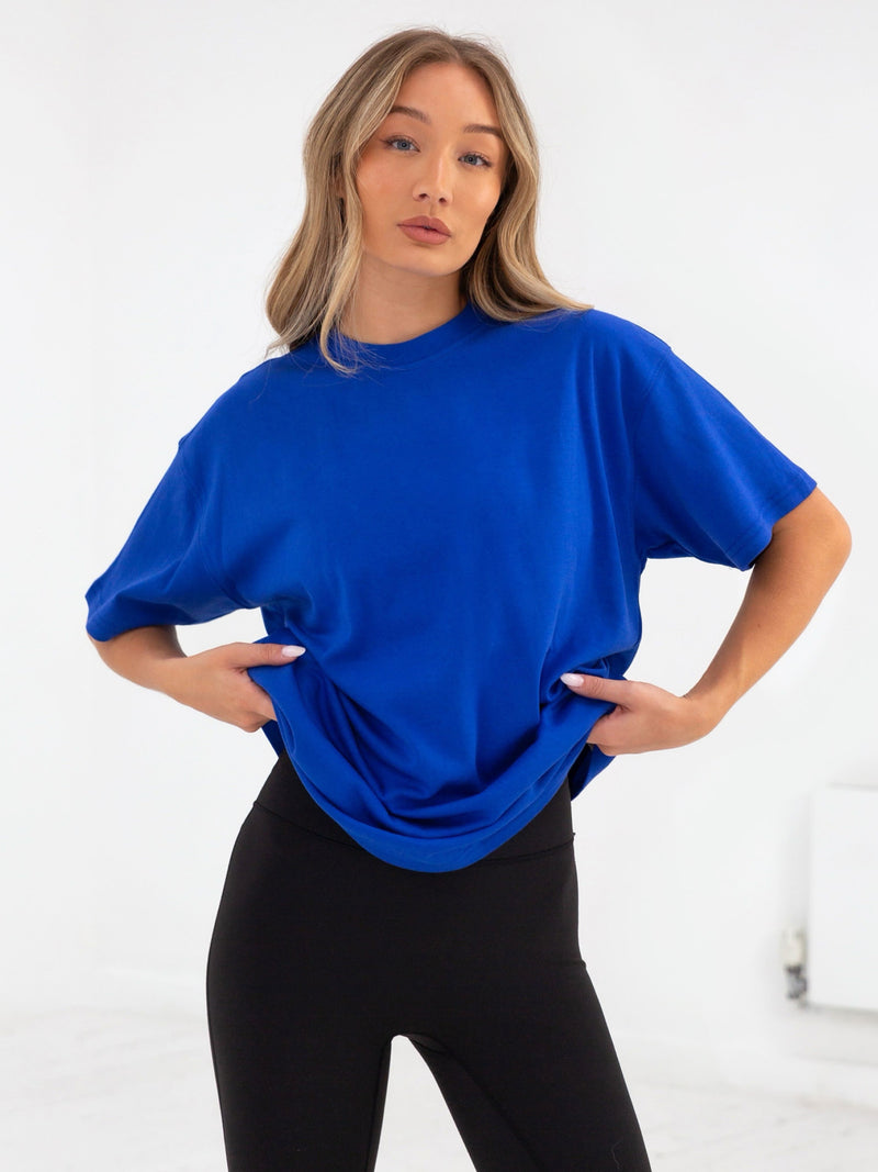 Isabel Oversized T-Shirt - Cobalt Blue