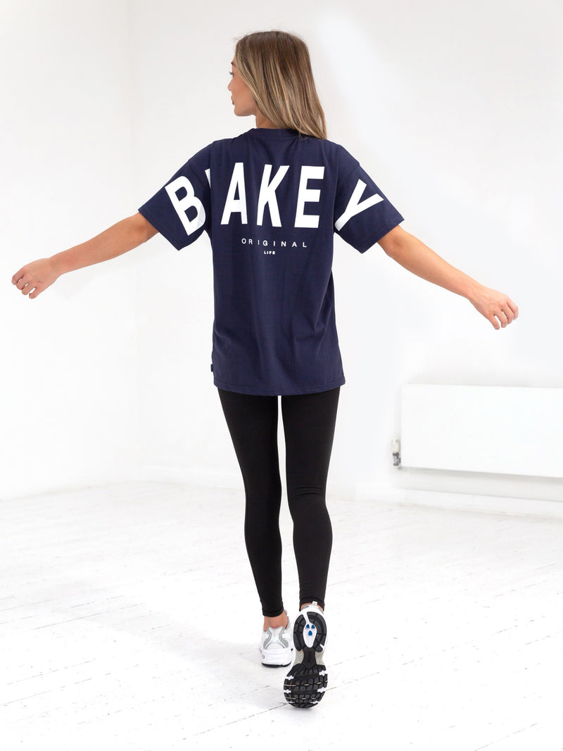 Isabel Oversized T-Shirt - Dark Navy