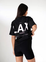 LAX Women's Relaxed T-Shirt - Black