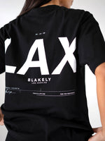 LAX Women's Relaxed T-Shirt - Black