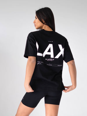 LAX Women's Relaxed T-Shirt - Black