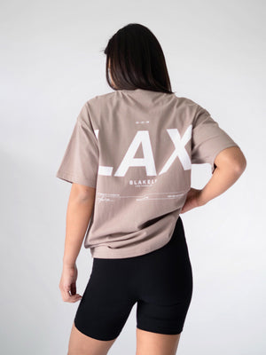 LAX Women's Relaxed T-Shirt - Brown