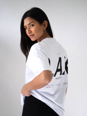 LAX Women's Relaxed T-Shirt - White