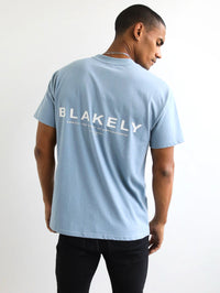 Statement Relaxed T-Shirt - Ice Blue