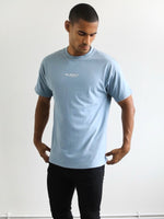 Statement Relaxed T-Shirt - Ice Blue