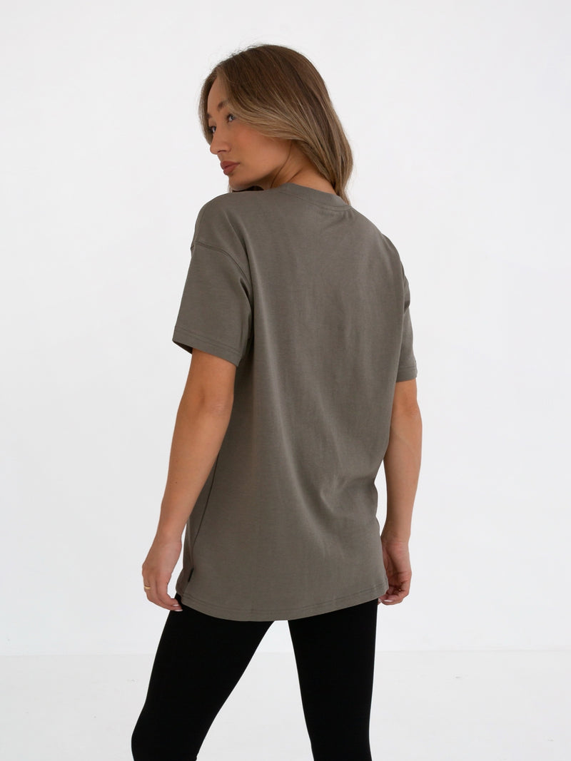 Heritage Oversized T-Shirt - Safari Green