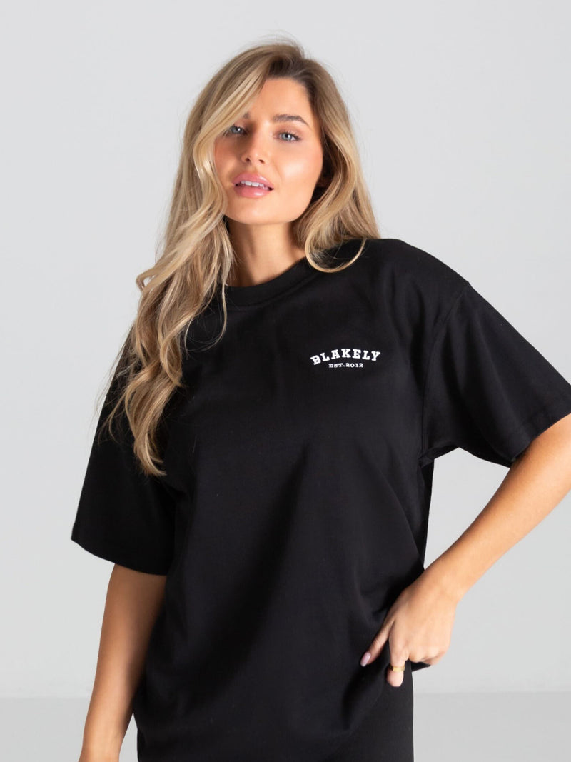 Heritage Oversized T-Shirt - Black