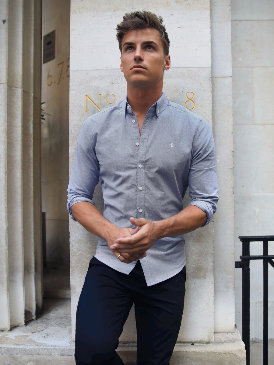 Buy Blakely Grey Lisbon Shirt | Free delivery on orders over £70 ...