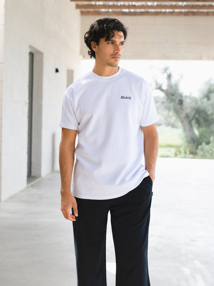 Strawberry Print Relaxed T-Shirt - White