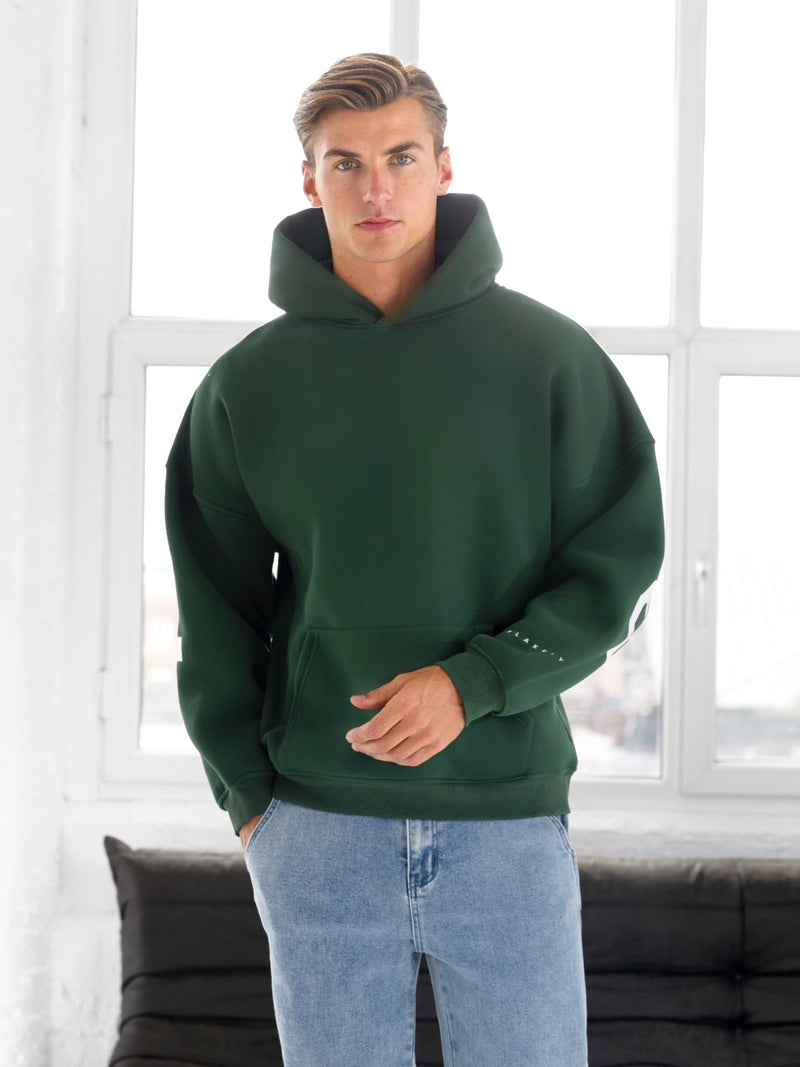 Idris Oversized Hoodie - Forest Green