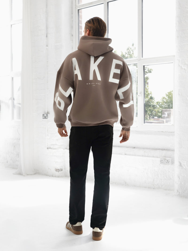 Idris Oversized Hoodie - Light Brown