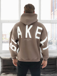 Idris Oversized Hoodie - Light Brown