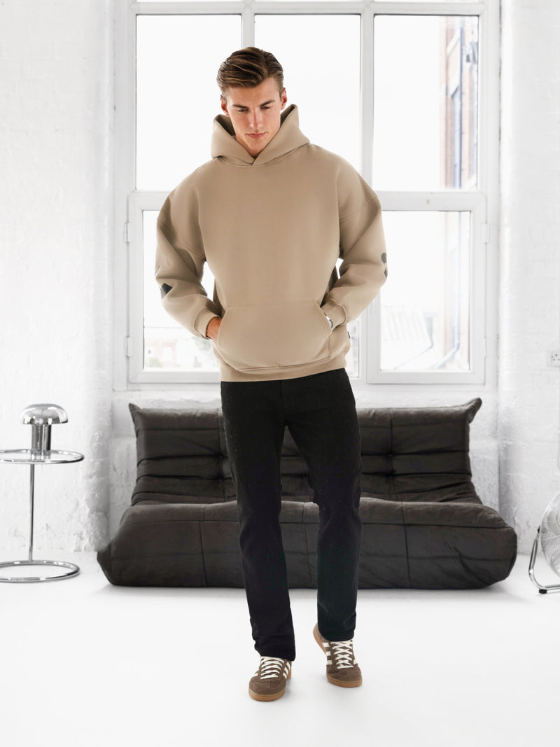 Idris Oversized Hoodie - Tan
