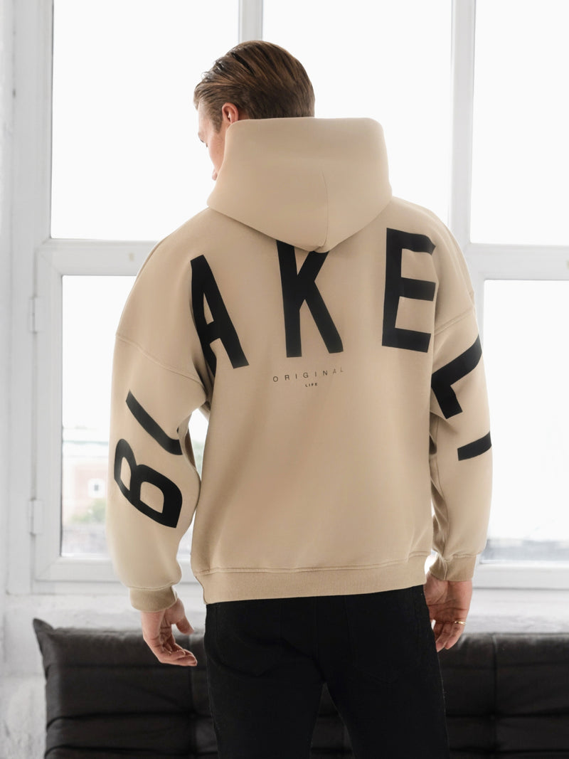 Idris Oversized Hoodie - Tan