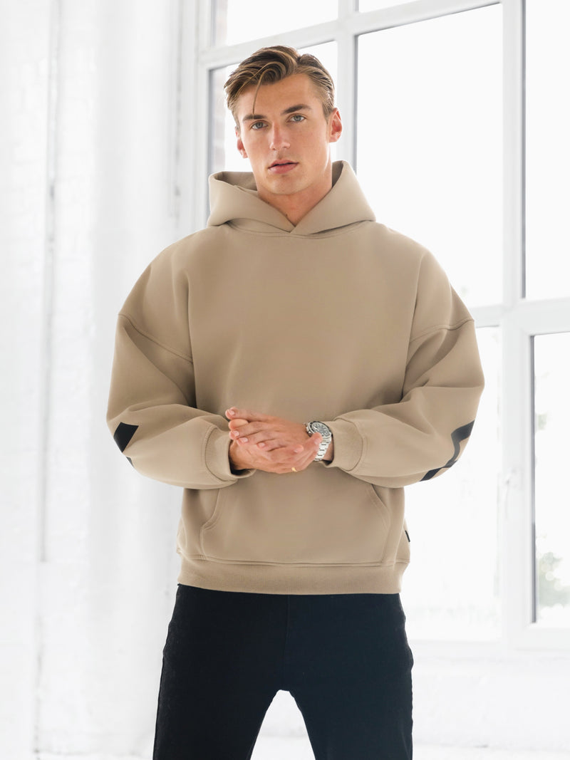 Idris Oversized Hoodie - Tan